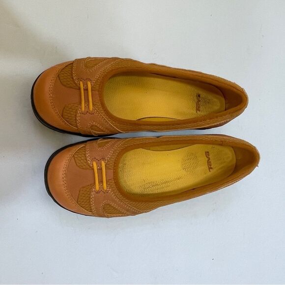 TEVA BALLET FLATS IN BURNT ORANGE - Picture 3 of 6